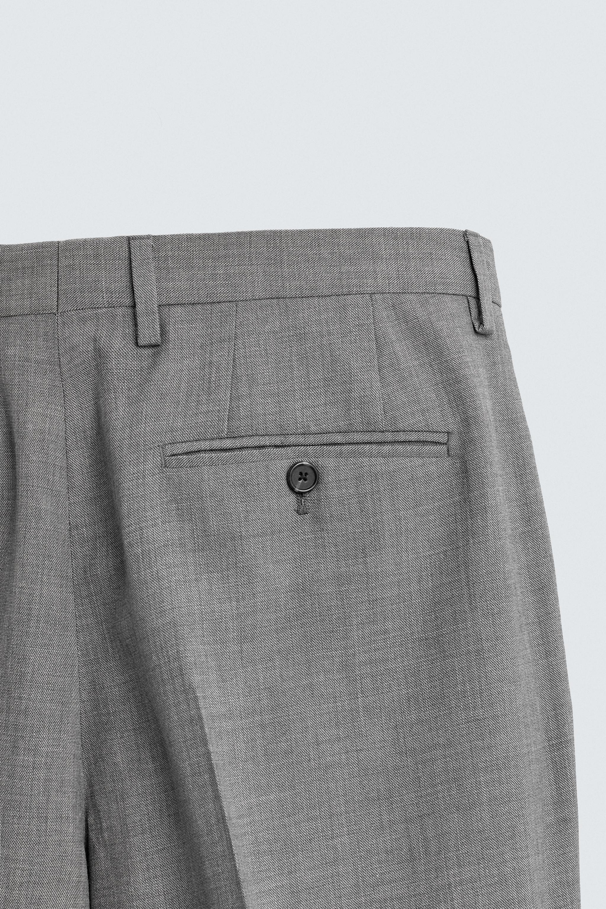 PANTALON DE COSTUME SLIM STRUCTURÉ